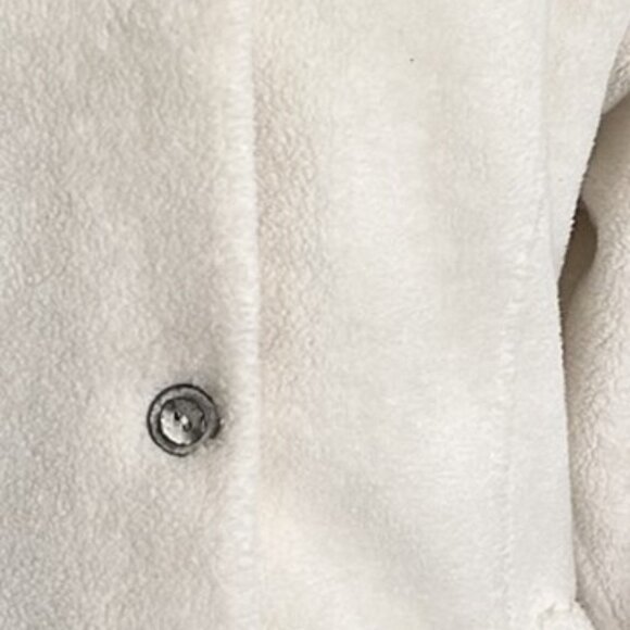 Vintage NILS Resort Collection Mouton Pile Jacket | Ivory w/Black Collar | Med - Picture 2 of 13